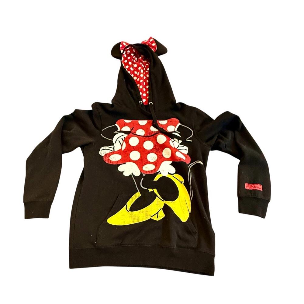 Black Minnie Mouse Pullover Hoodie